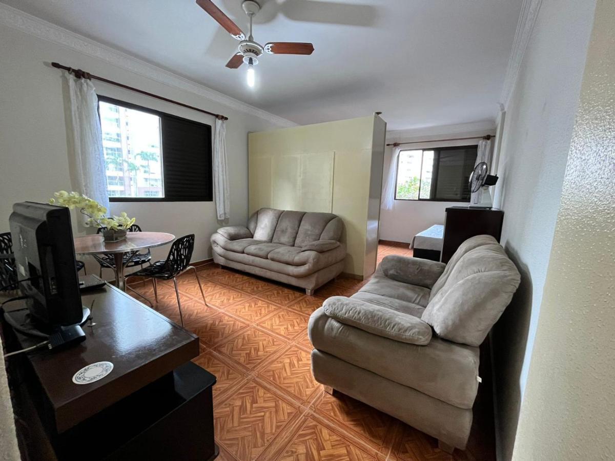 Sala living próximo a praia Apartamento Santos  Exterior foto